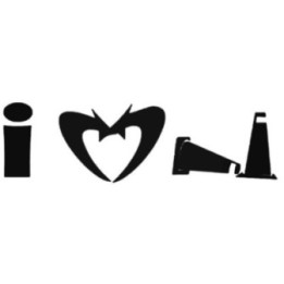 Buy I Love Cones Jdm Japanese Decal Sticker Online