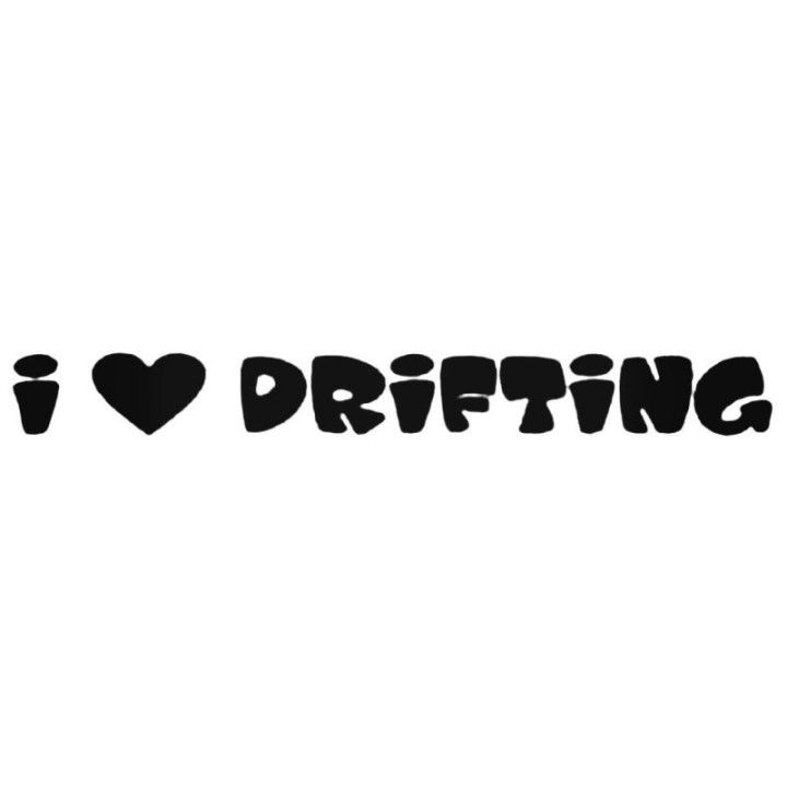Buy I Love Drifting Jdm Decal Sticker Online