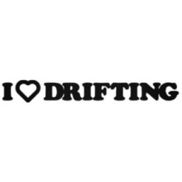 Buy I Love Drifting Jdm Japanese 2 Decal Sticker Online