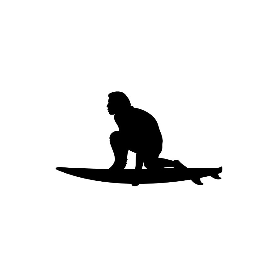 Buy Crouching Surfing Sticker Vinyl Decal Online