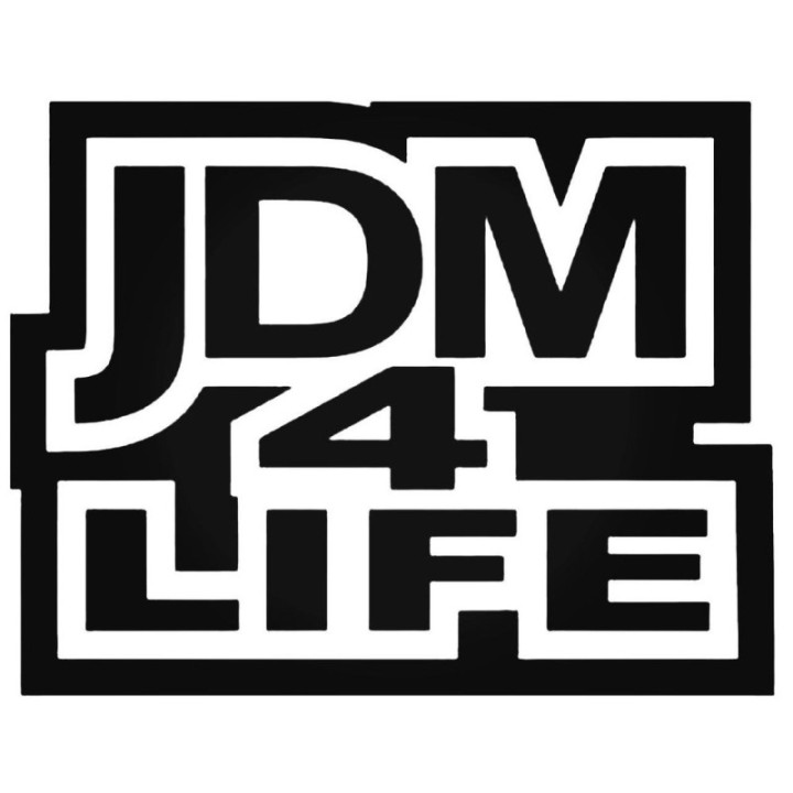 Buy Jdm For Life Japanese Decal Sticker Online