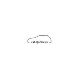 Buy Jdm I Love My Civic Ej Decal Sticker Online