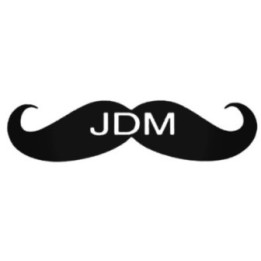 JDM Moustache Stickers – Gentleman Drifter Decals (2-Pack)