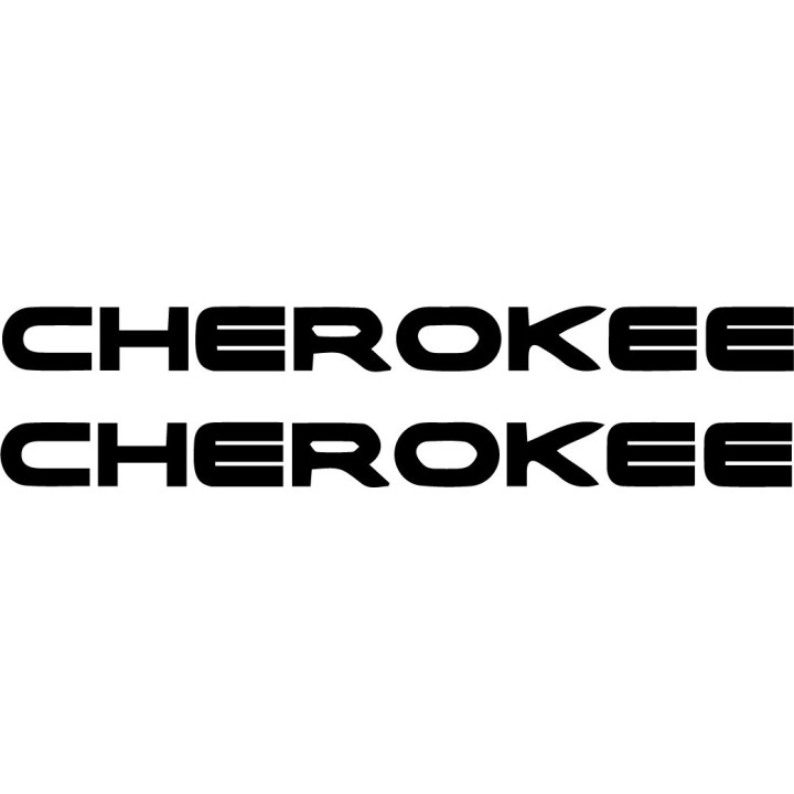 Jeep Cherokee Stickers – Grand Cherokee Trailhawk Off-Road Decals