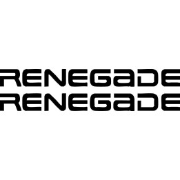 Jeep Renegade Stickers – SUV Logo Vinyl Decals (2-Pack)