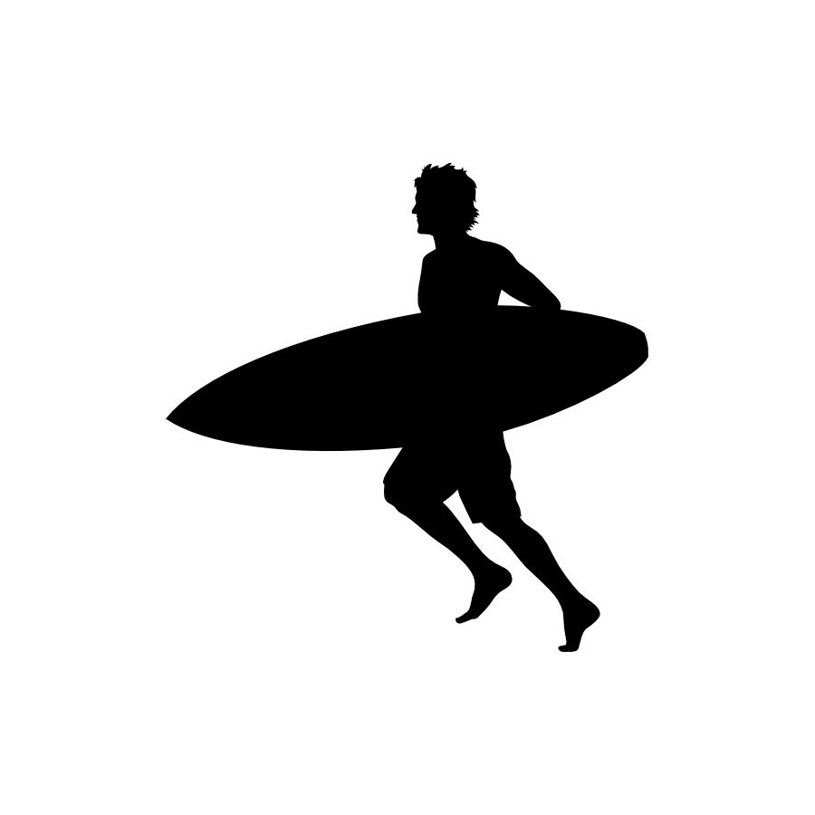 Buy Running Surfing Sticker Vinyl Decal Online