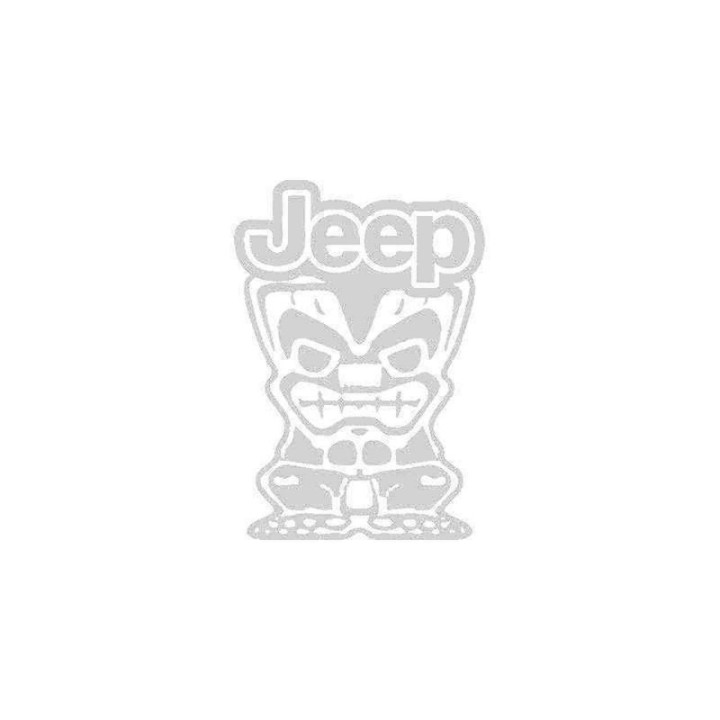 Buy Jeep Tiki Man Logo Vinyl Decal Sticker Online