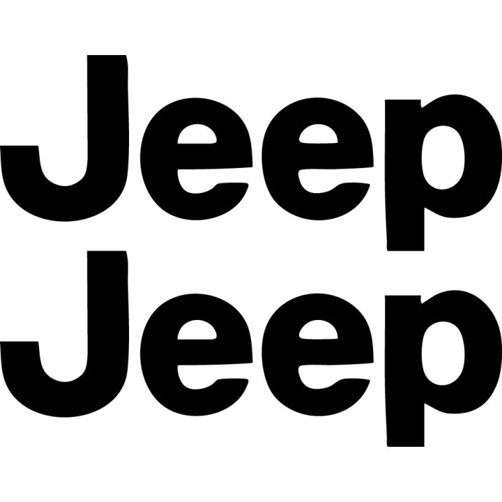 Jeep Wrangler Stickers - JL JK TJ Off-Road Decals (2-Pack)