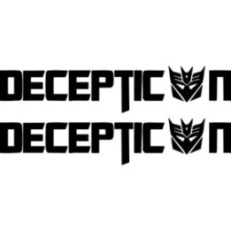 Jeep Wrangler Decepticon Stickers – Transformers Hood Vinyl Decals (2-Pack)