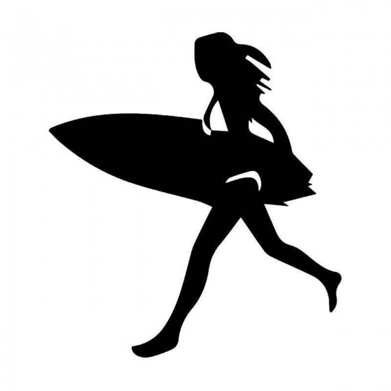 Sexy Surfer Girl Surfing...