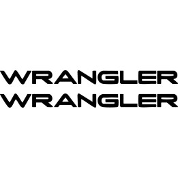 Jeep Wrangler Stickers – TJ JK JL Rubicon Sahara Decals (2-Pack)