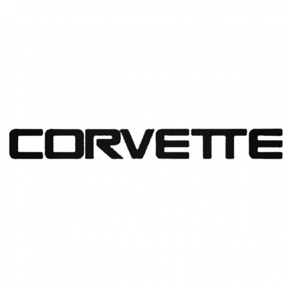 Corvette 1 Decal Sticker