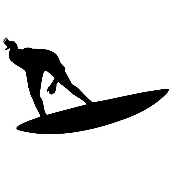 Buy Surf Boarder Sticker Vinyl Decal Online