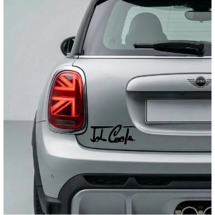 John Cooper Signature Stickers – Mini JCW Decals (2-Pack)