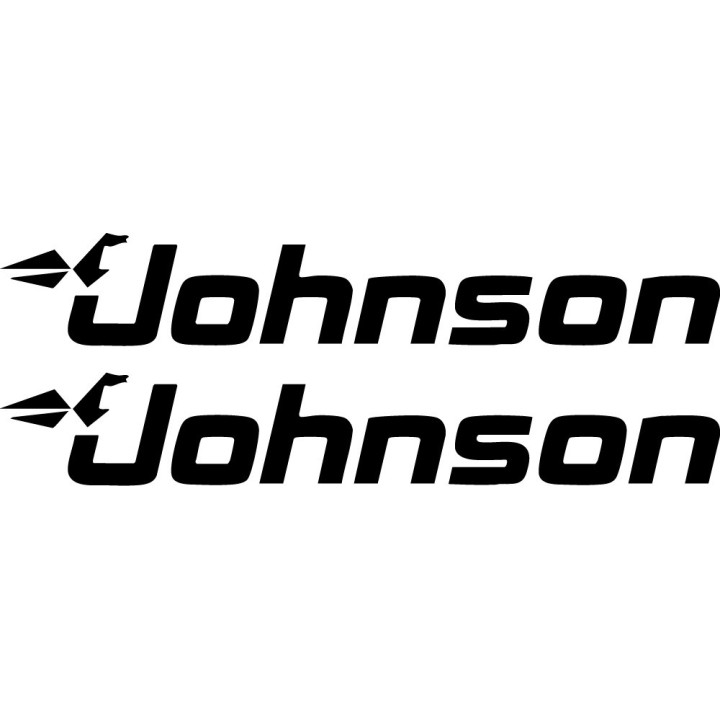 Johnson Outboard Stickers – Marine Boat Motor Engine Decals (2-Pack)