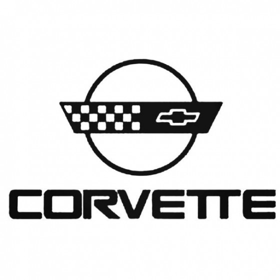 Corvette 3 Decal Sticker