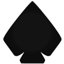 Spade Symbol Stickers – Ace of Spades Decals (2-Pack)