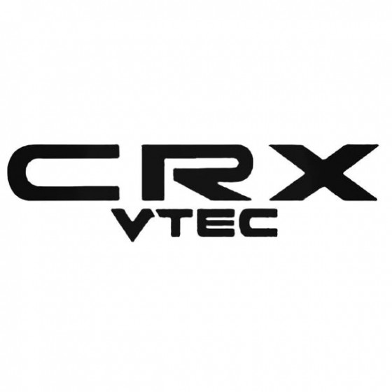 Crx Vtec Decal Sticker