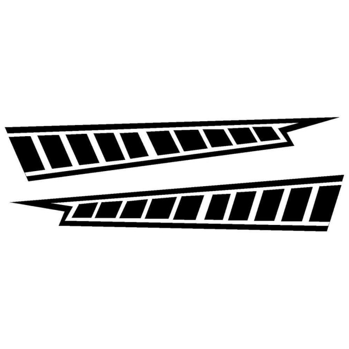 Kenny Roberts Racing Speed Blocks Vinyl Stickers 2-Pack