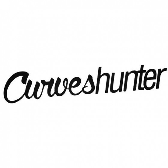 Curves Hunter Decal Sticker