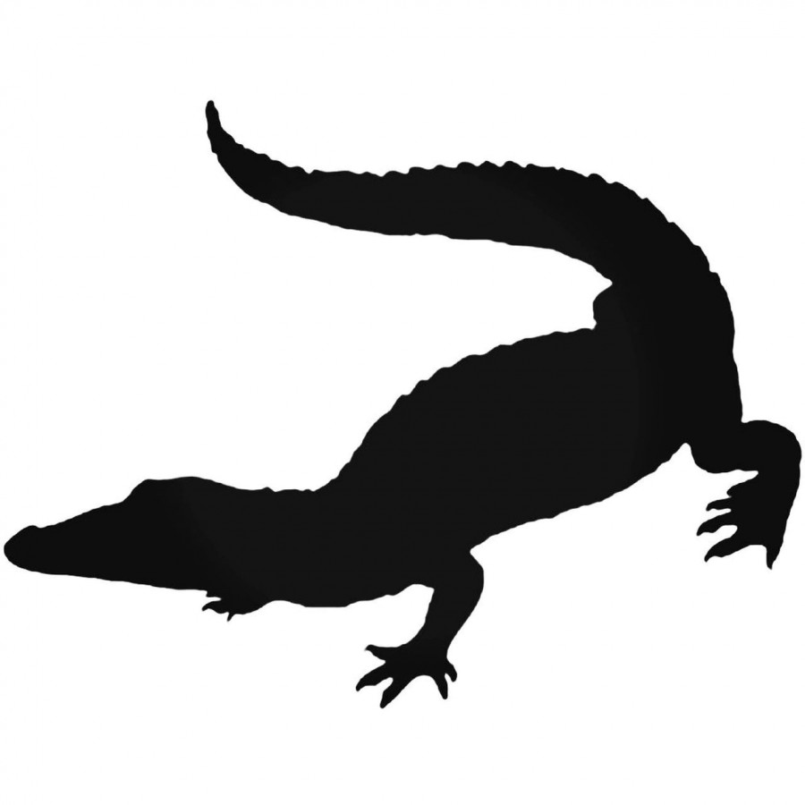 Alligator Decal Sticker V6 - DecalsHouse