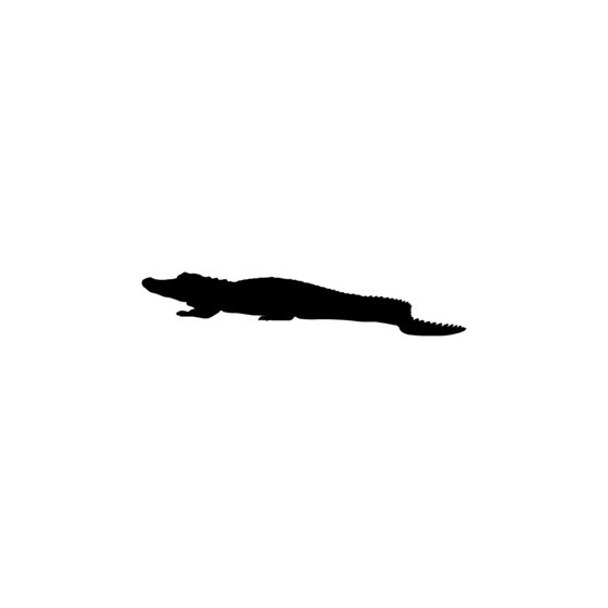 Alligator Silhouette Decal...