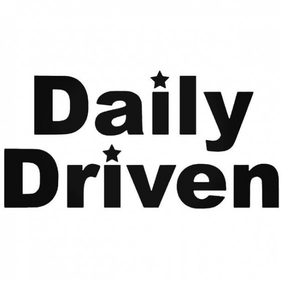 Daily Driven 1 Decal Sticker