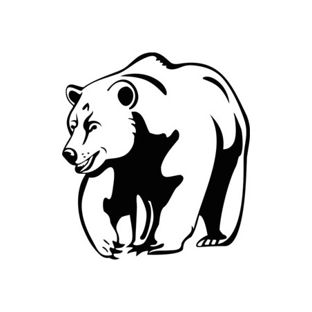 Bear Vinyl Decal Sticker V22 - Decalshouse