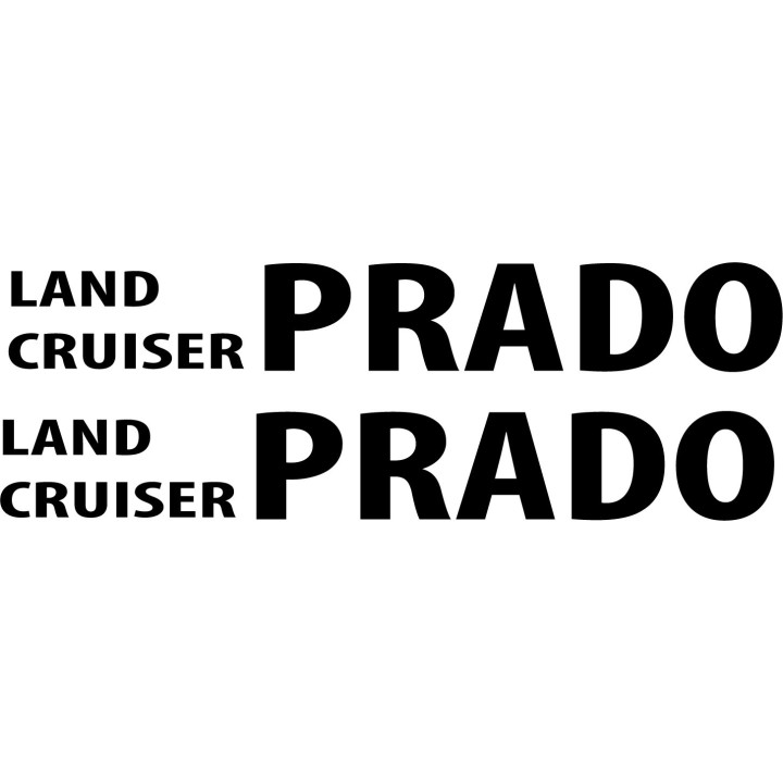 Land Cruiser Prado Stickers – 90 120 150 Series Overland Decals (2-Pack)