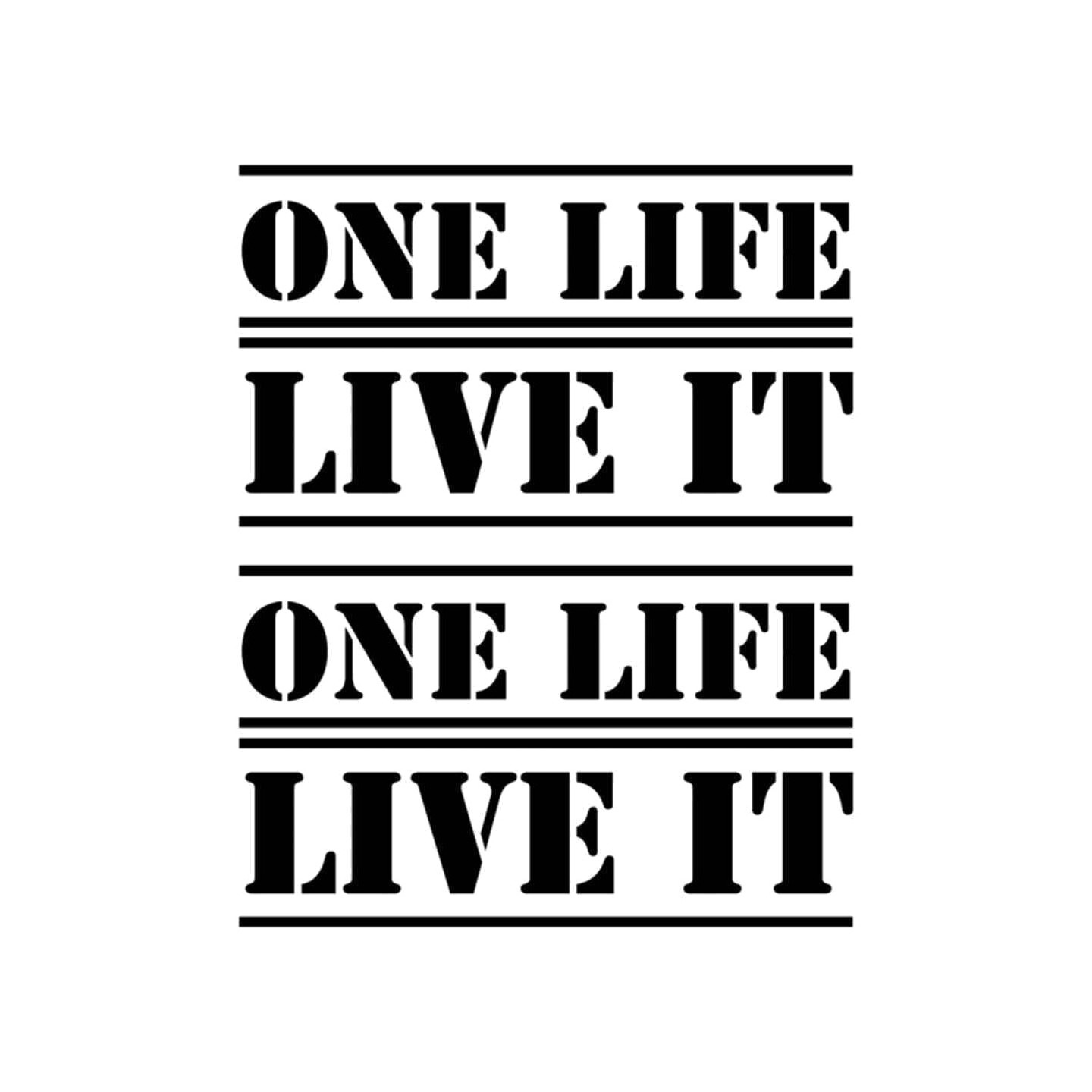 Buy Land Rover One Life Live It Logo Vinyl Decal Sticker Online
