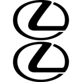 Lexus Logo Stickers – IS GS RC F Sport Decals (2-Pack)