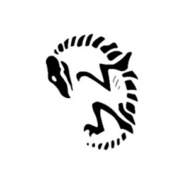 Buy Lizard Skeleton Vinyl Decal Sticker Online