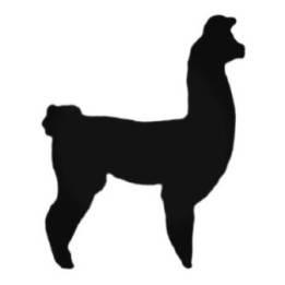 Llama & Alpaca Stickers – Silhouette Decals (2-Pack)