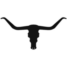 Longhorn Skull Stickers – Texas Ranch Western Decals (2-Pack)