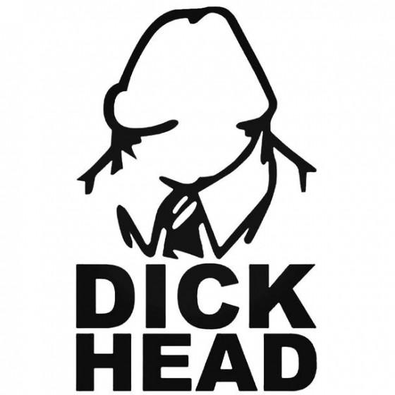 Dick Head Decal Sticker