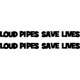 Buy Loud Pipes Save Lives Jdm Decal Sticker Online