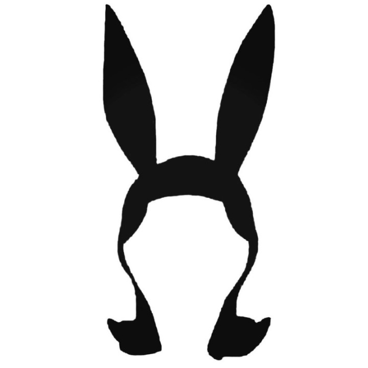 Louise Belcher Bunny Ears Stickers – Bob's Burgers (2-Pack)