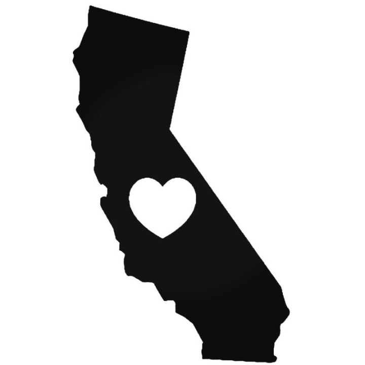 Buy Love California La Girltate Ca Us Pride Vinyl Decal Sticker Online