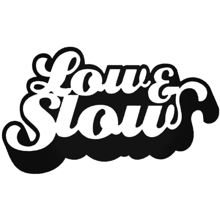 Buy Low And Slow Jdm Car Decal Sticker Online