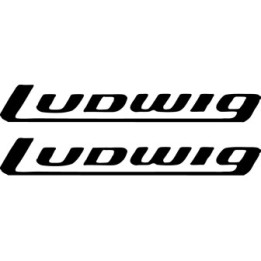 Ludwig Drums Stickers – Classic Maple Vistalite Decals (2-Pack)