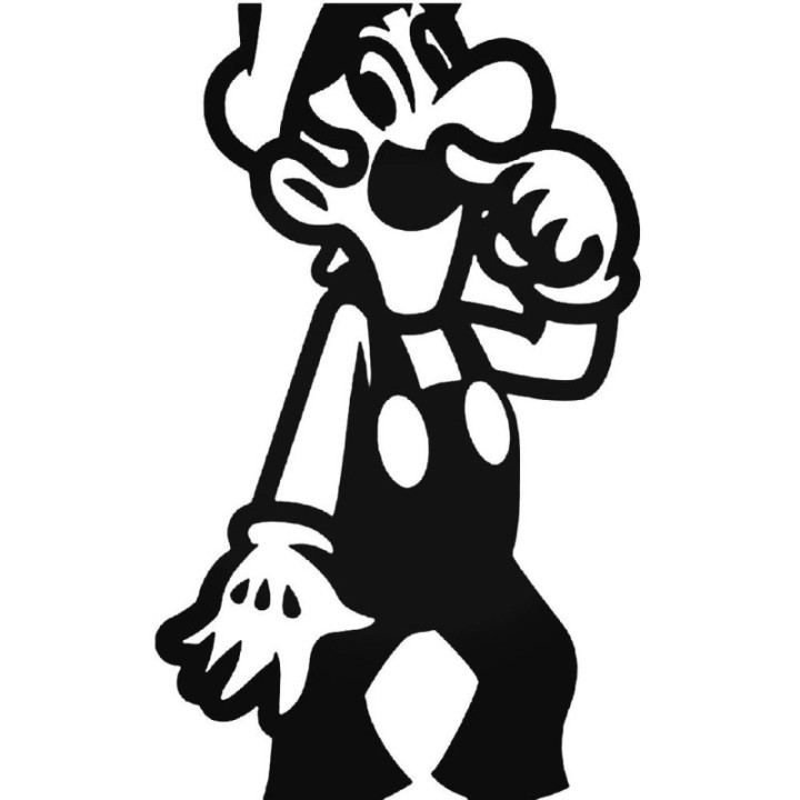 Luigi Stickers – Super Mario Bros Nintendo Decals (2-Pack)