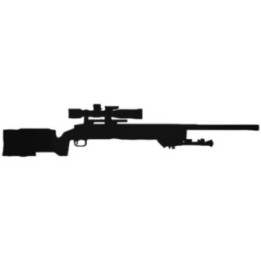Buy M40a3 Sniper Assault Rifle Vinyl Decal Sticker Online