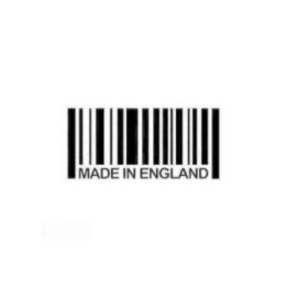 Buy Made In England Barcode Decal Sticker Online