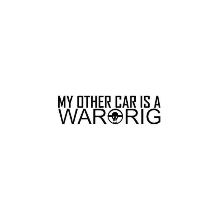 My Other Car Is A War Rig Stickers – Mad Max (2-Pack)