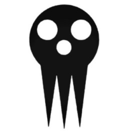 Soul Eater Skull Stickers – Shinigami Anime Decals (2-Pack)