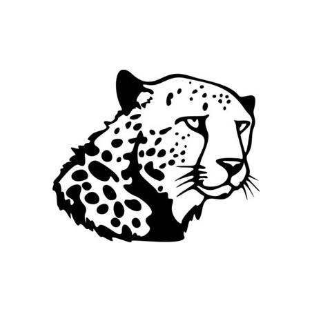 Cheetah Vinyl Decal Sticker V2 - DecalsHouse