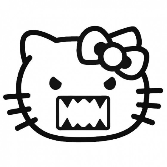 Domo Hello Kitty Jdm Decal...
