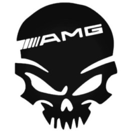 Buy Mercedes Amg Skull Decal Sticker Online