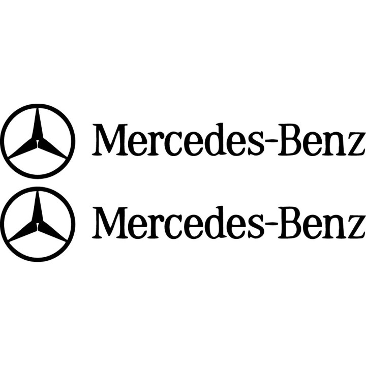 Mercedes-Benz Logo Stickers – AMG G-Class Star Decals (2-Pack)