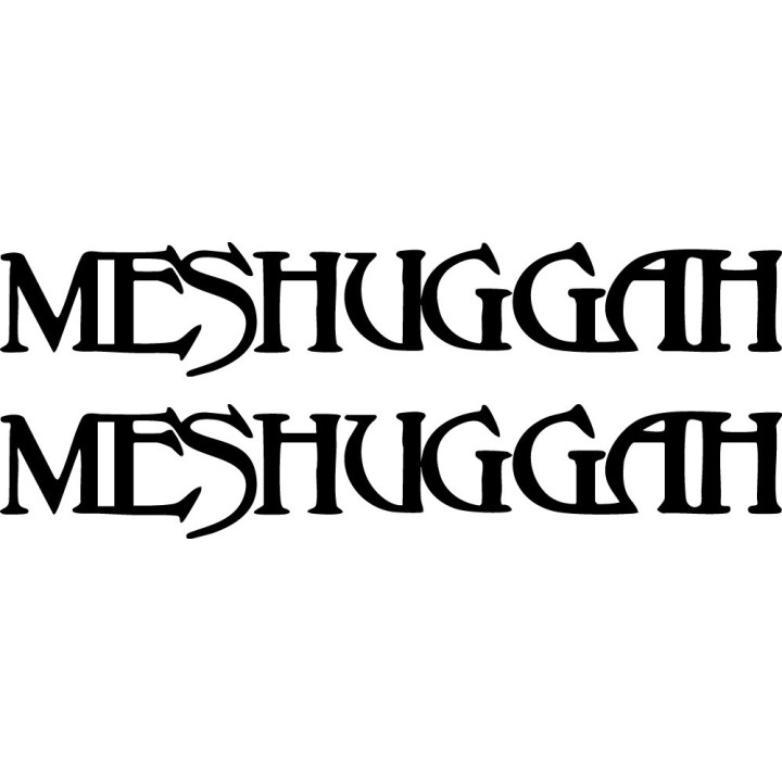 Meshuggah Stickers – Obzen Koloss Metal Decals (2-Pack)